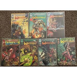 Warstrike #1 - 7 (1994 Malibu/Ultraverse) Complete Set of 7